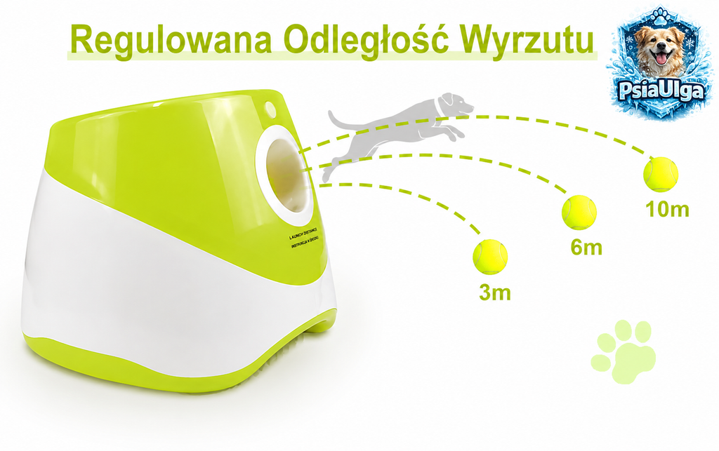 Automatyczna Wyrzutnia Piłek dla Psa