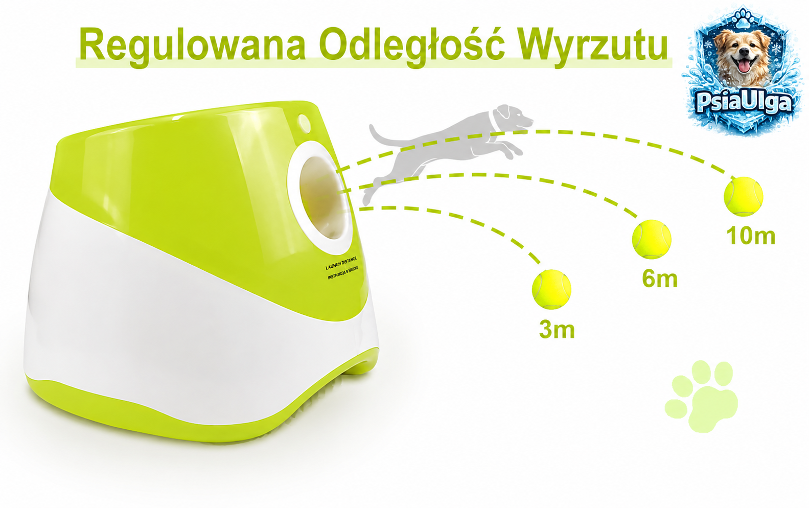 Automatyczna Wyrzutnia Piłek dla Psa